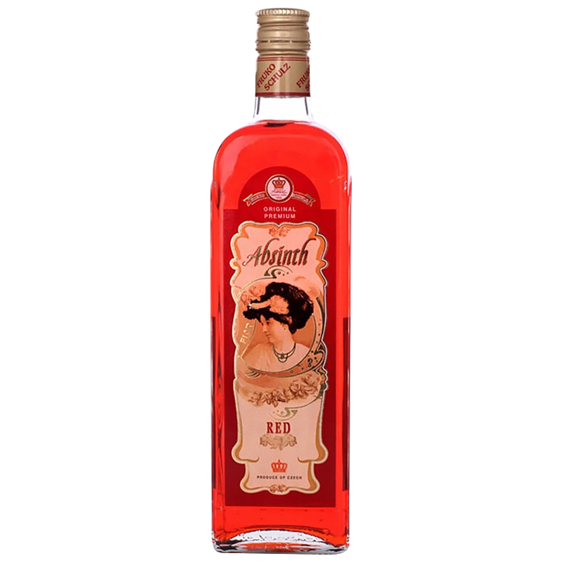 福卢克（FRUKO）捷克进口 福卢克红苦艾酒500ml（红瓶）高度洋酒 ABSINTH艾碧斯 单瓶