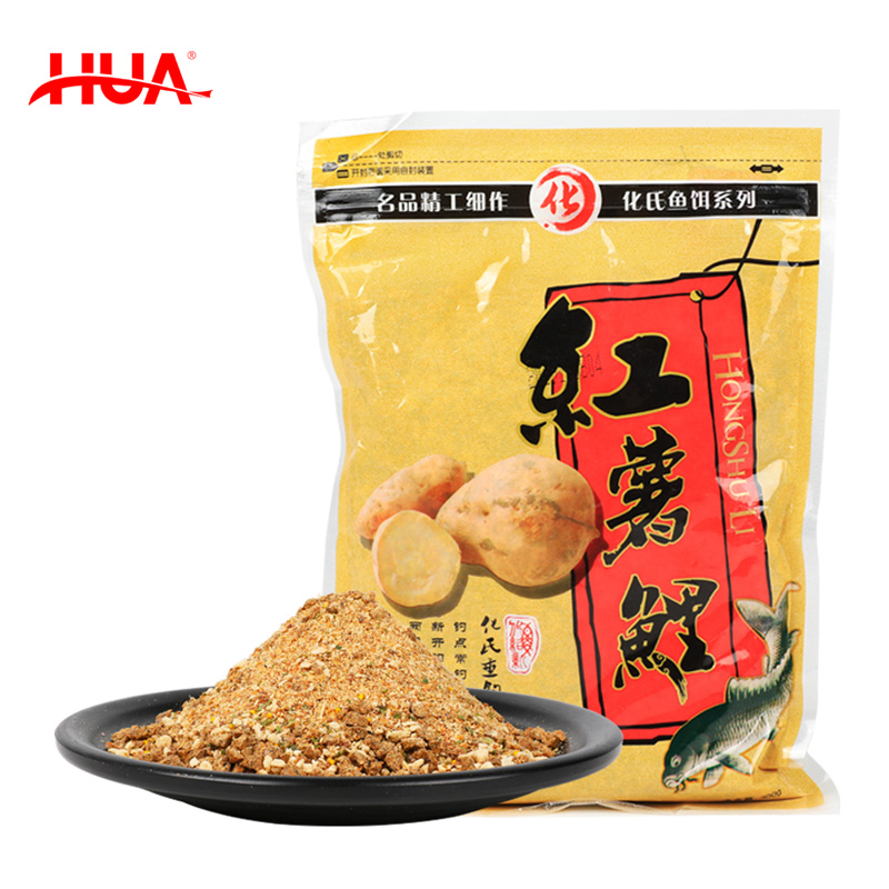 化氏红薯鲤经典野钓鲤鱼专用饵料薯味配方鱼饵300克