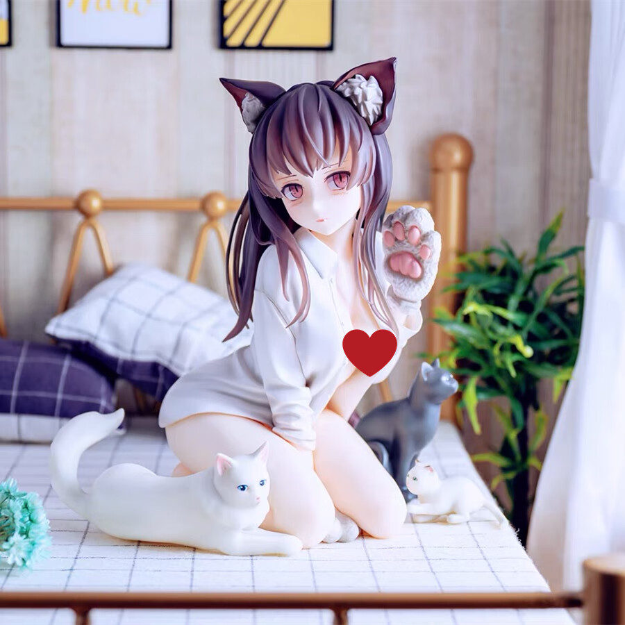 玖煦萌猫娘米娅手办 dcter 兽耳性感制服模型原画二次元机箱美少女