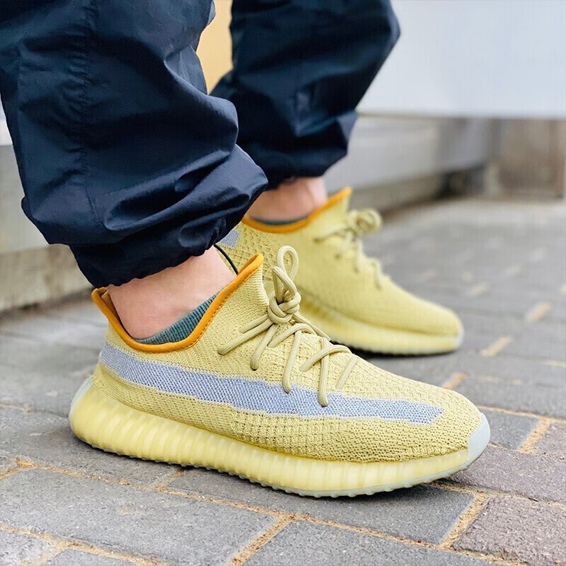 阿迪达斯 (adidas)男女鞋 yeezy 350 v2 boost满天星侃爷椰子350休闲