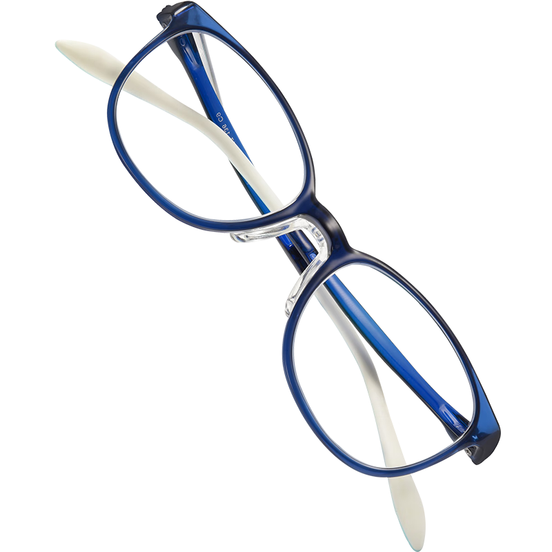 蒙卡洛 日本大明儿童防蓝光眼镜护眼看手机电脑防辐射小孩小学生眼镜 [日本大明]无度数防蓝光-530蓝色