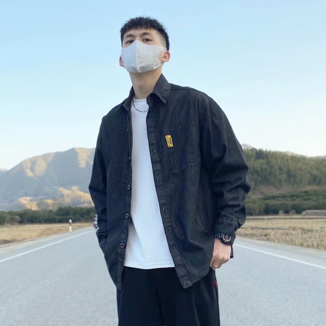 巧20到25岁30岁青年男士秋天穿的男装秋季2023新款潮男套装搭配帅气
