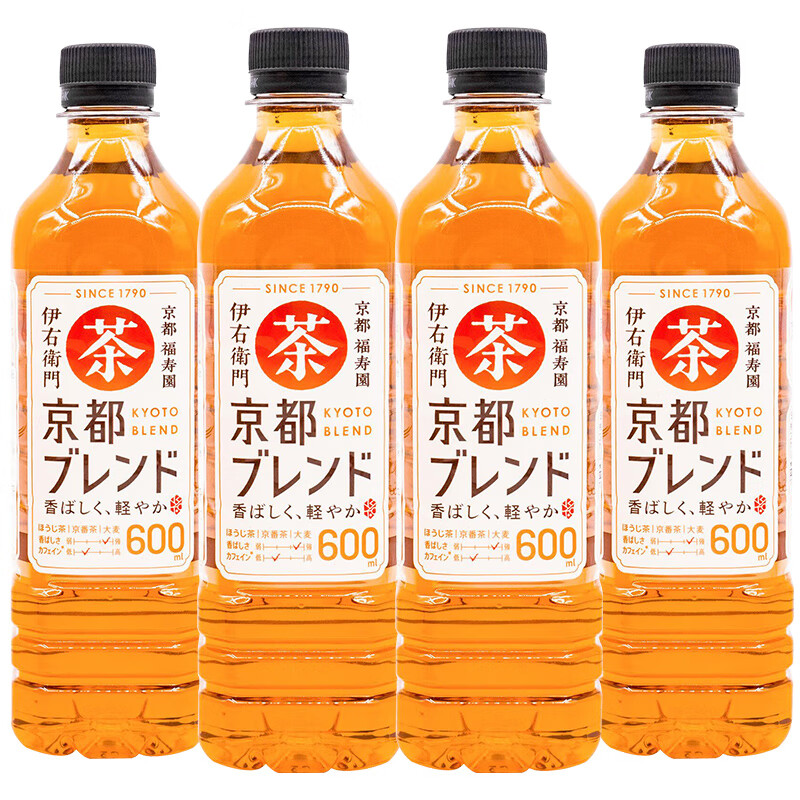 三得利(suntory)日本茶饮料suntory三得利伊右卫门混合绿茶无糖茶饮品