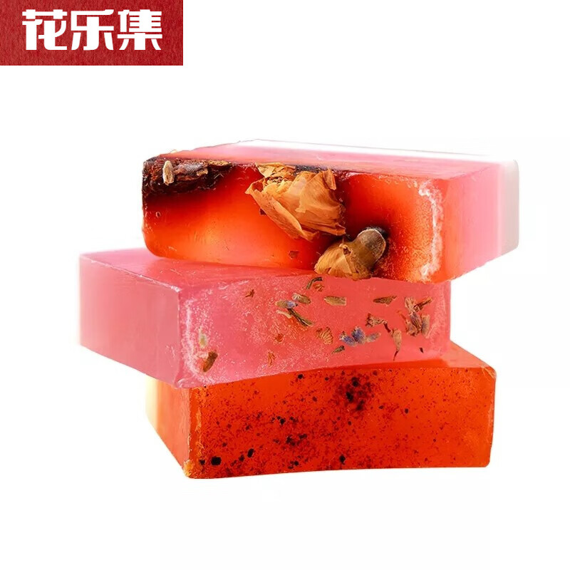 花乐集【专柜100%証品】三亚玫瑰谷JESS名后护肤品玫瑰花瓣精华液洗面奶 玫瑰精油皂手工皂
