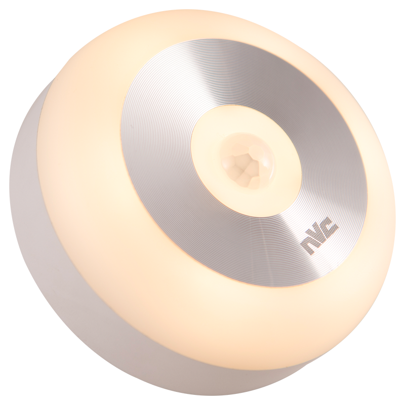 雷士（NVC）节能LED小夜灯人体感应 卧室床头喂奶起夜灯 节能充电电池 强力磁吸光控