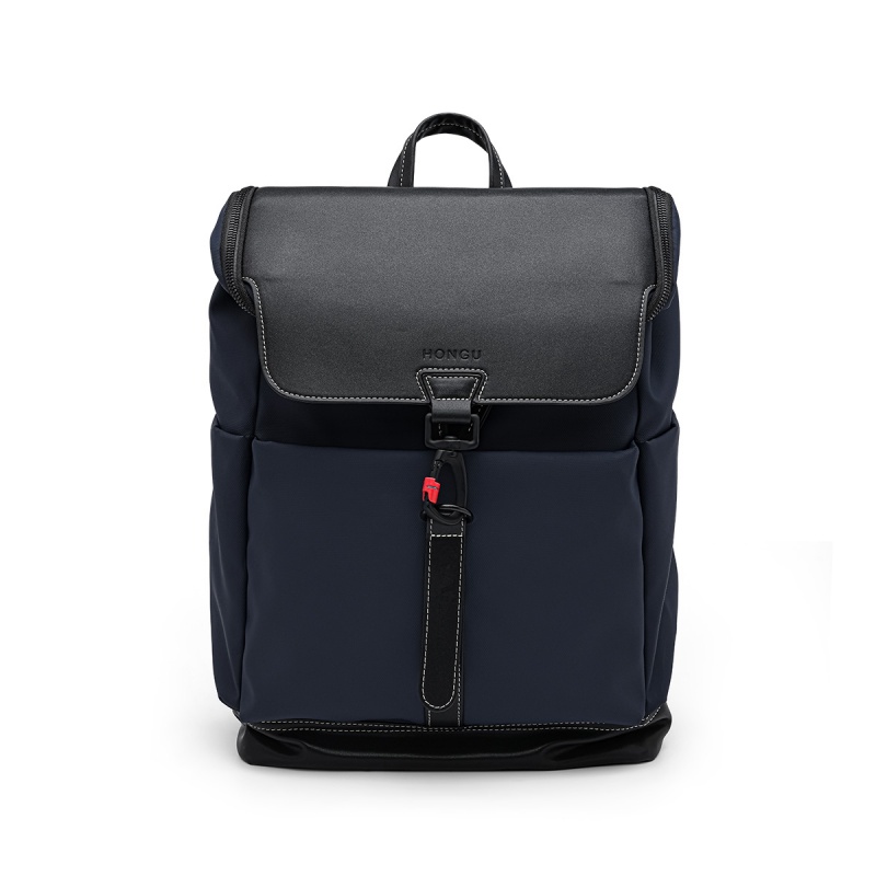 红谷男士新款双肩包大学生书包双背电脑包时尚休闲商务大容量男包