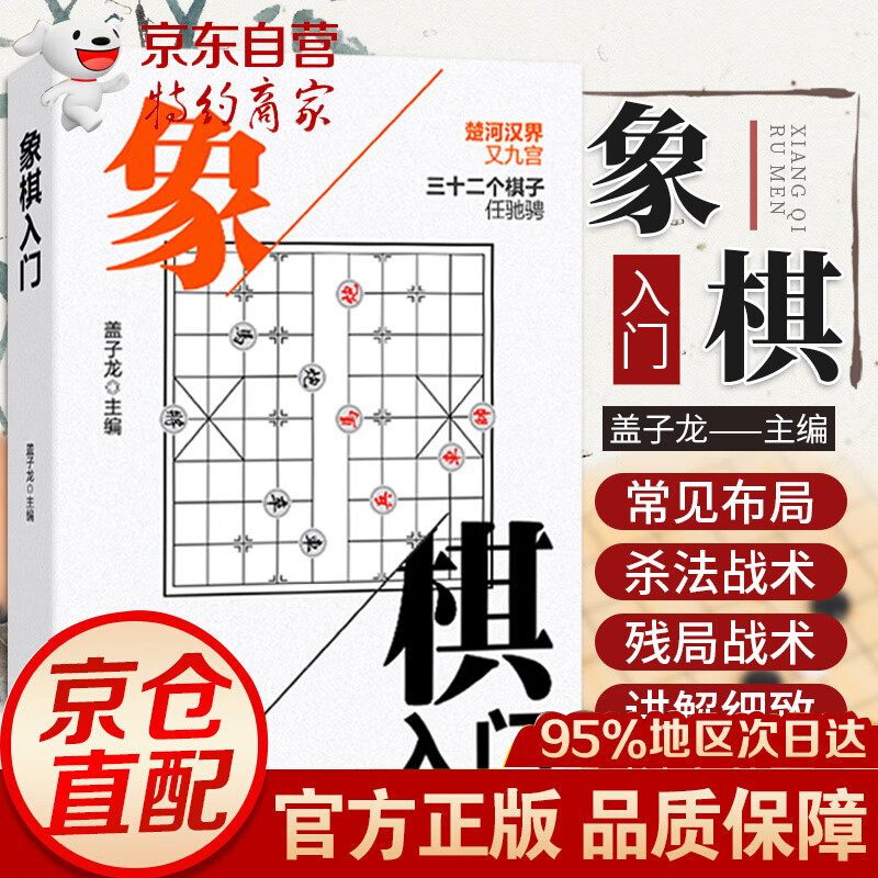 中国象棋书籍入门教程 盖子龙著儿童象棋书入门教程书籍适合小学生和初学成人阅读全套棋谱大全少儿初学者启