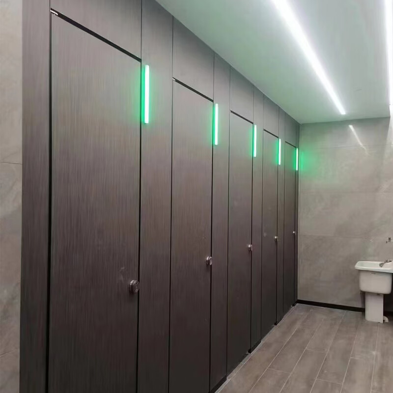 壹御公共卫生间隔断板金色商场厕所隔断板酒店防水浴室办公室隔断隔板