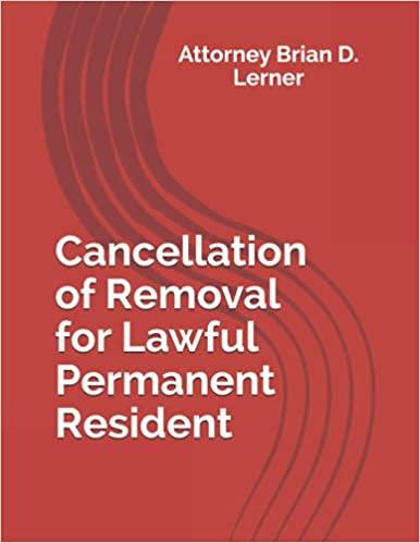 预订cancellation of removal for lawful permanent res