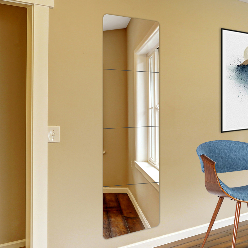 镜子贴墙 贴墙镜全身镜贴墙镜女生卧室家用镜子贴墙自粘宿舍穿衣镜