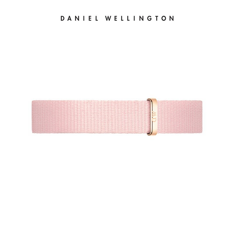 丹尼尔惠灵顿（DanielWellington）DW原装表带10mm粉色编织带女款DW00200289（适用20*26m