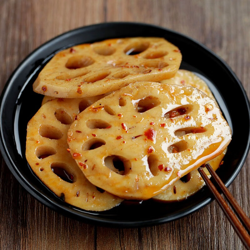 卤脆莲藕湖南湖北特产零食好吃的小吃辣藕片香辣零食麻辣味