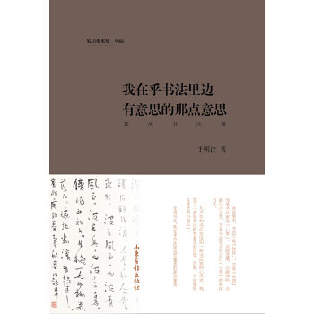 我在乎书法里边有意思的那点意思 于明诠 著【正版书】