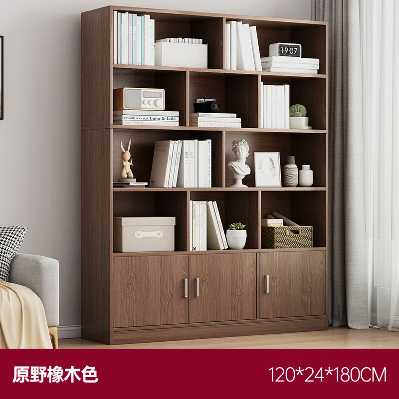 延歌 简易书架落地靠墙简约现代客厅置物架分层收纳架储物柜家用书柜使用感如何?