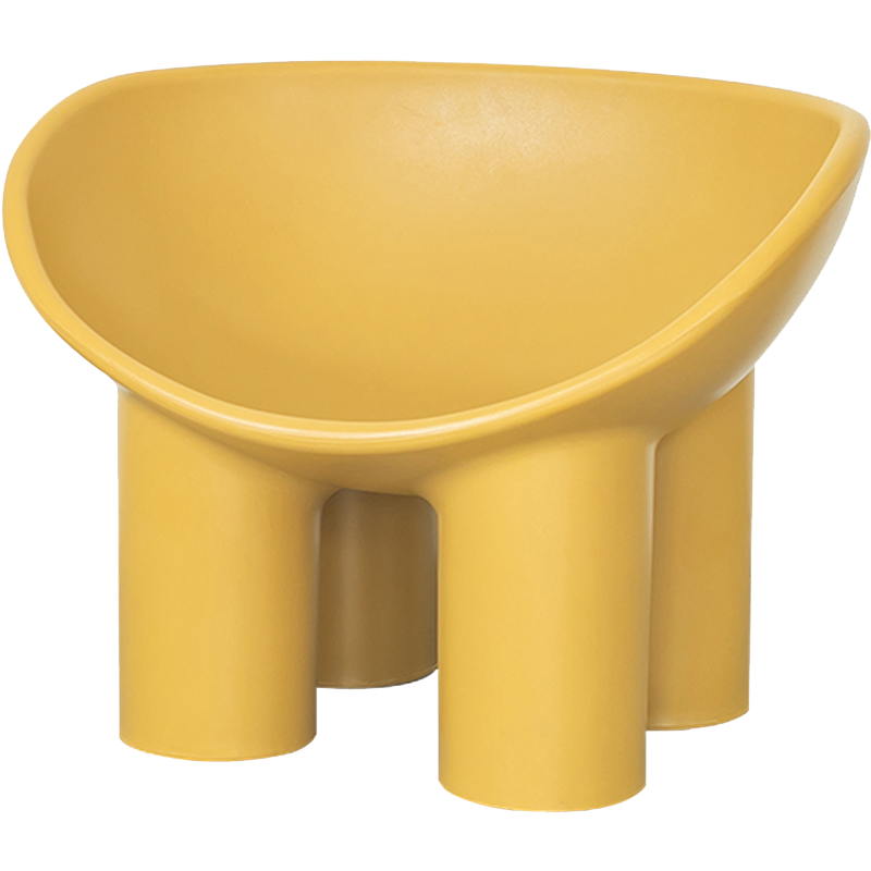 Ankoil 大象腿凳子北欧设计师椅子网红懒人ins风单人沙发椅创意户外休闲椅子 象腿椅子【无坐垫】 黄色