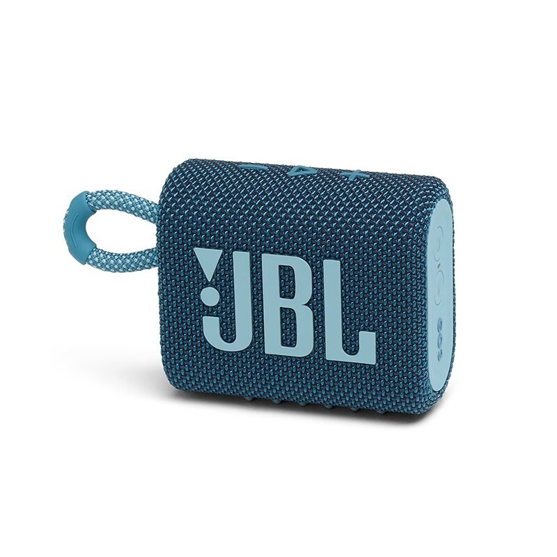 JBL GO3 音乐金砖三代音箱 蓝牙户外便携音响 GO2升级版 迷你低音炮小音响 IP67防水防尘  GO3代蓝色