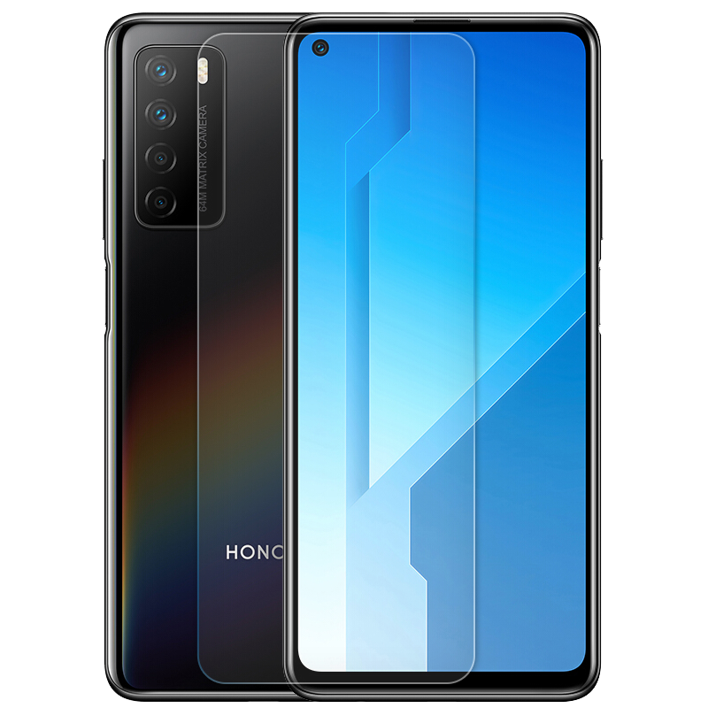 拓蒙 荣耀play4钢化膜play4t 4tpro手机贴膜高清全透明防爆抗蓝光半屏