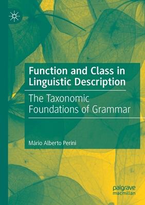 预订 function and class in linguistic description: the taxonomic