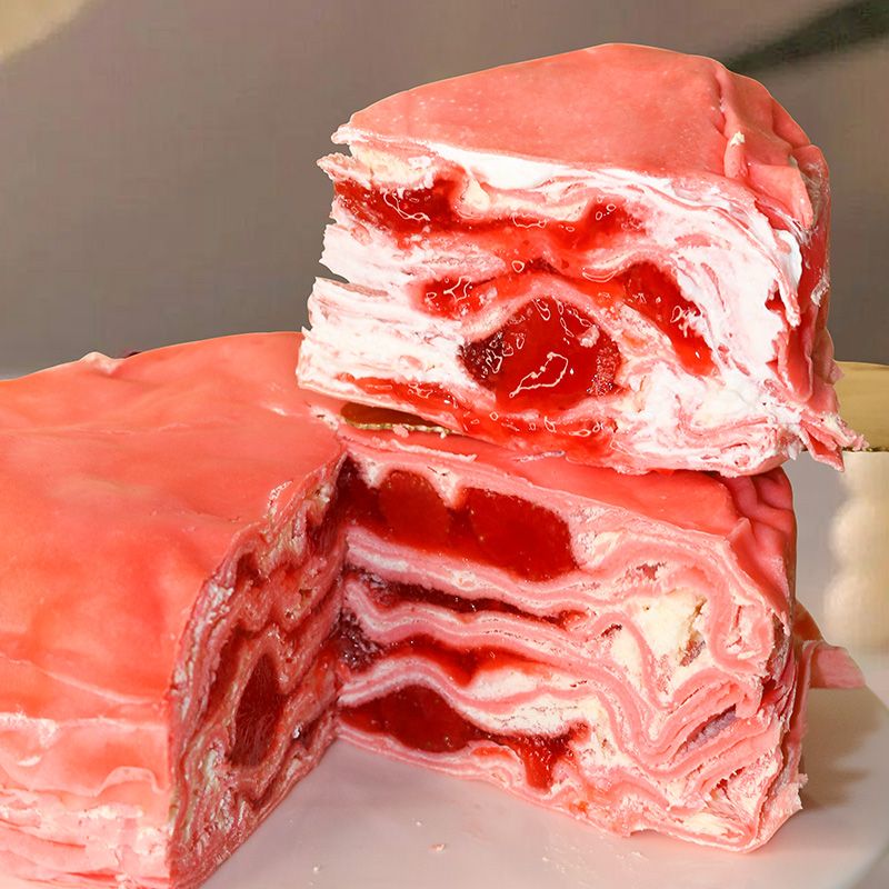 七点食分草莓千层蛋糕学生巧克力芒果糕点上班族下午茶甜品零食品零食