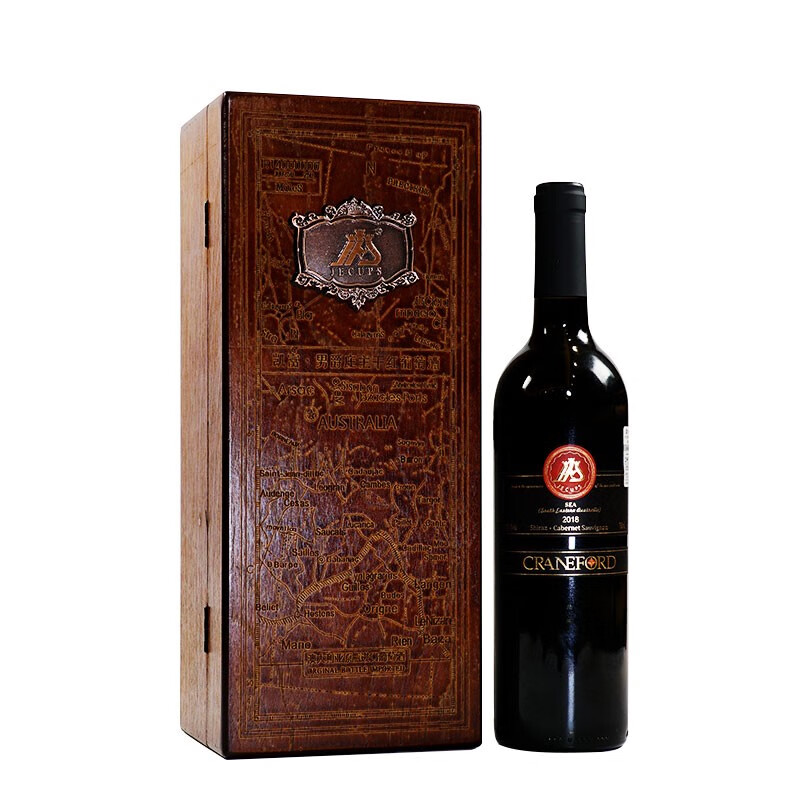 吉卡斯（jecups） 凯富.男爵庄主干红葡萄酒 国际知名酒庄澳洲原瓶进口红酒 750ml礼盒装