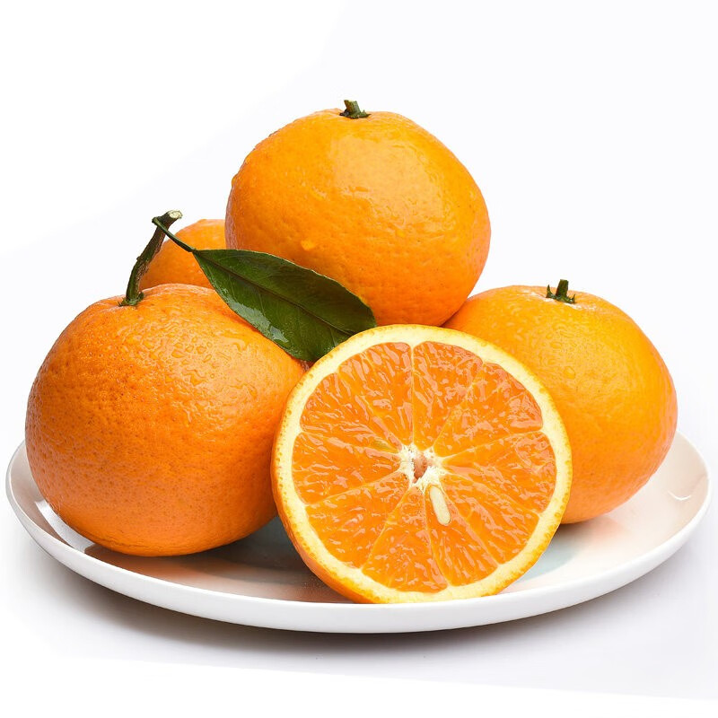 甜果源 湖南麻阳冰糖橙 高山甜橙子 新鲜水果 5斤装