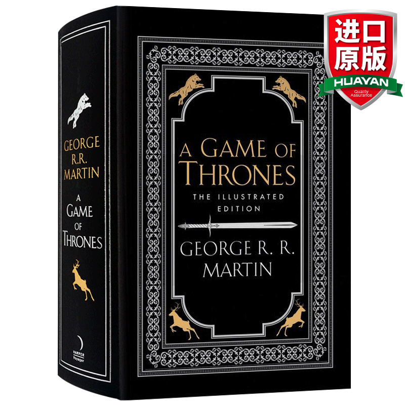 英文原版 权力的游戏 A Game of Thrones George 20周年插图版