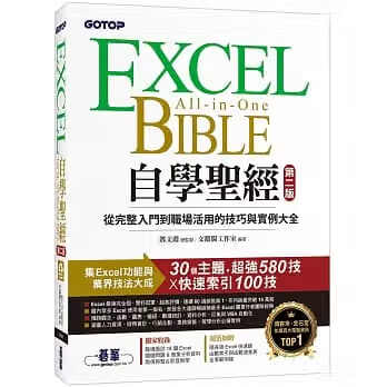 预售 Excel自学sheng经(第二版)：从完整入门到职场活用的技巧与实例大全 碁峰