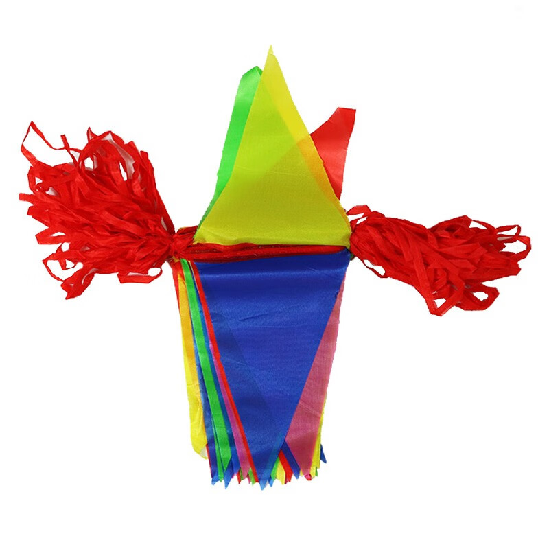 映容 彩旗装饰 三角串旗户外小红旗五彩拉旗结婚院子吊旗幼儿园彩带