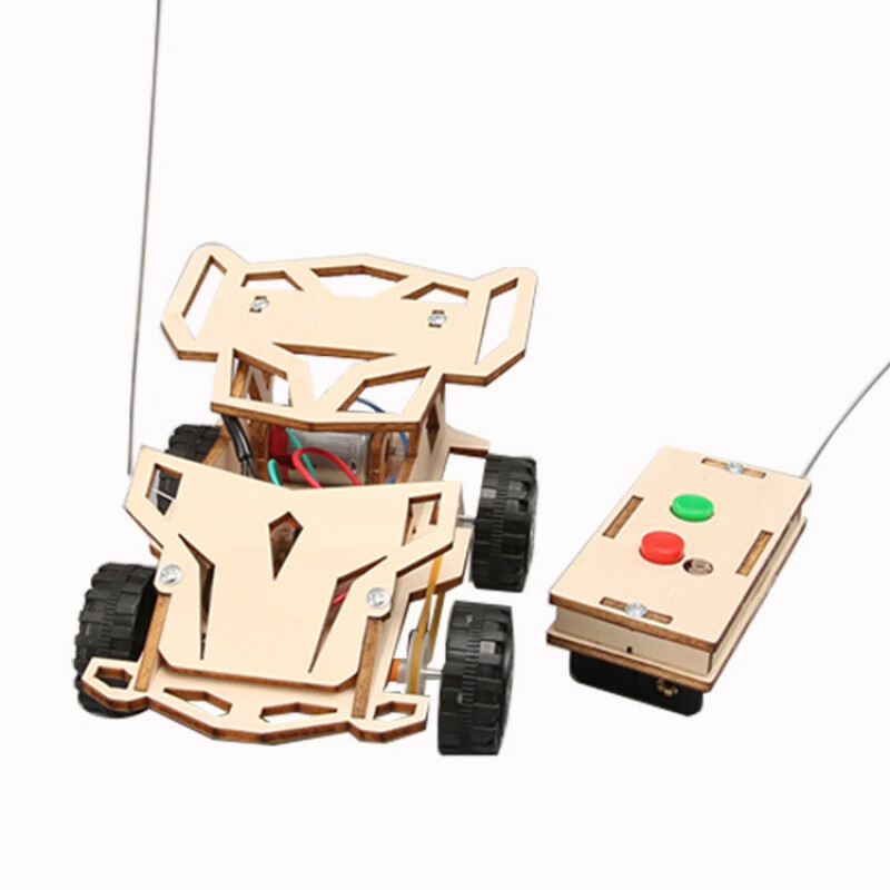 元氣小猴（STRONG MONKEY）小学生科技小制作儿童创意DIY物理实验科学教具手工材料steam教育 T-M277遥控四驱车怎么看?