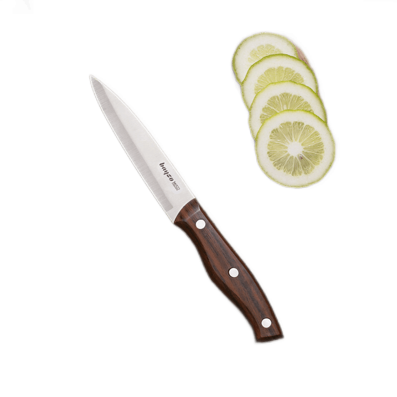 拜格 水果刀不锈钢削皮刀家用厨房去皮刀学生宿舍瓜果刀￥9.