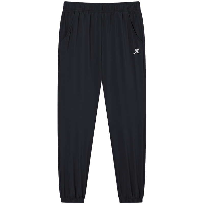 特步(XTEP)儿童速干裤小弹簧柔软防蚊轻薄长裤 纯正黑 150 56.9元(需领券)