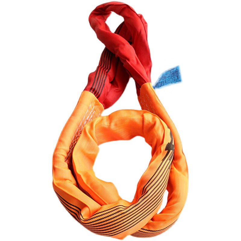 千惠侬国标工业柔性吊装带双扣环形起重圆形软吊带吊车吊树吊绳2t 2t1