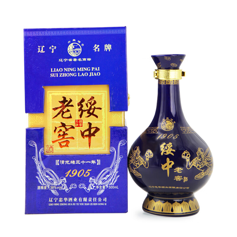 六股河六股河【2009年灌装】1905绥中老窖浓香型白酒38度500ml窖藏 38