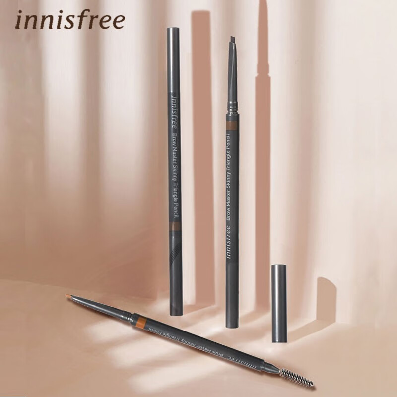 悦诗风吟innisfree精细自动眉笔自然勾勒根根分明防水防汗持久不易脱色 02#深棕色