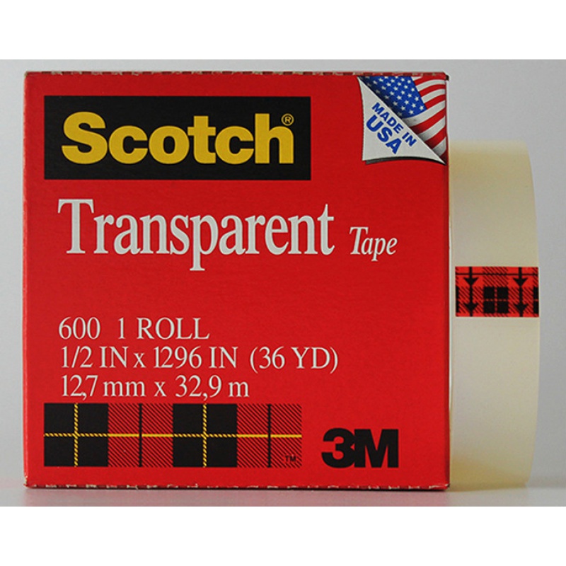版3m600测试胶带scotch透明胶带百格测试胶带19mm*32.9 美版19mm*65.