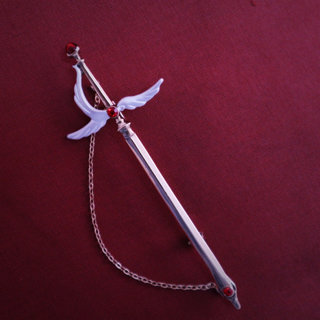 梦不落魔卡少女樱百变小樱库洛牌剑牌胸针少女心道具 剑胸针