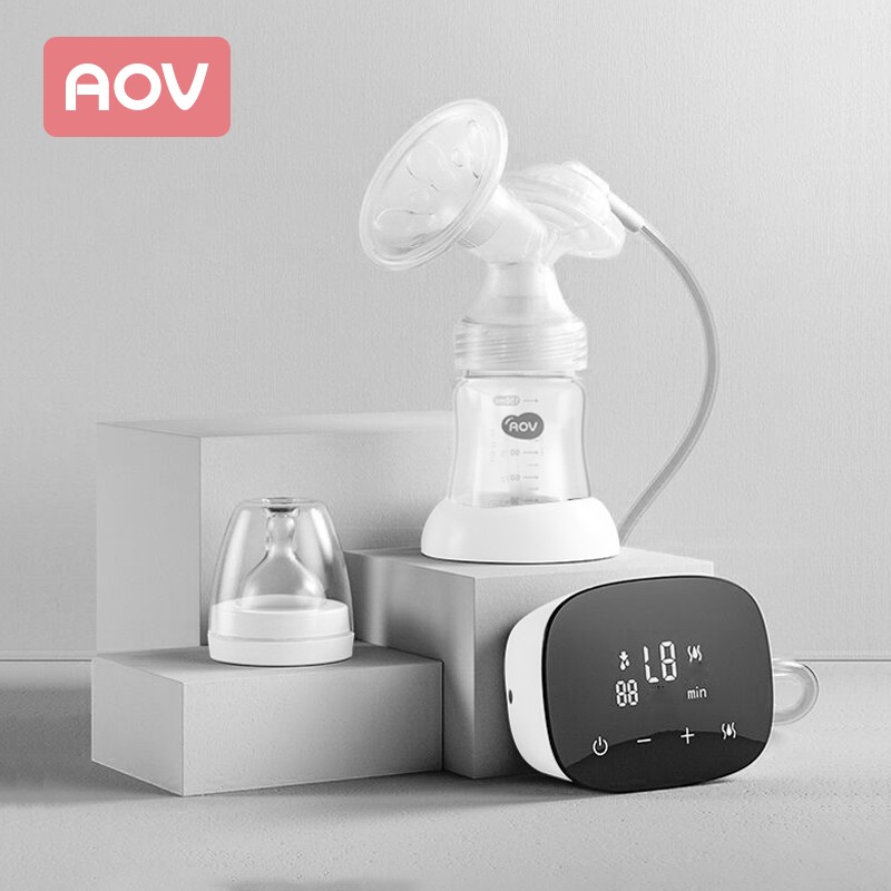 安姆特（AOV）6820 Mimi单边电动吸奶器 挤奶器 自动挤奶器触控液晶屏带按摩普通款