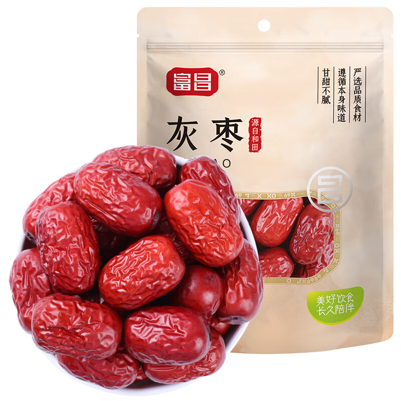 富昌 紅棗蓮子 桂圓肉 桂圓干灰棗蓮子羹原料 灰棗500g