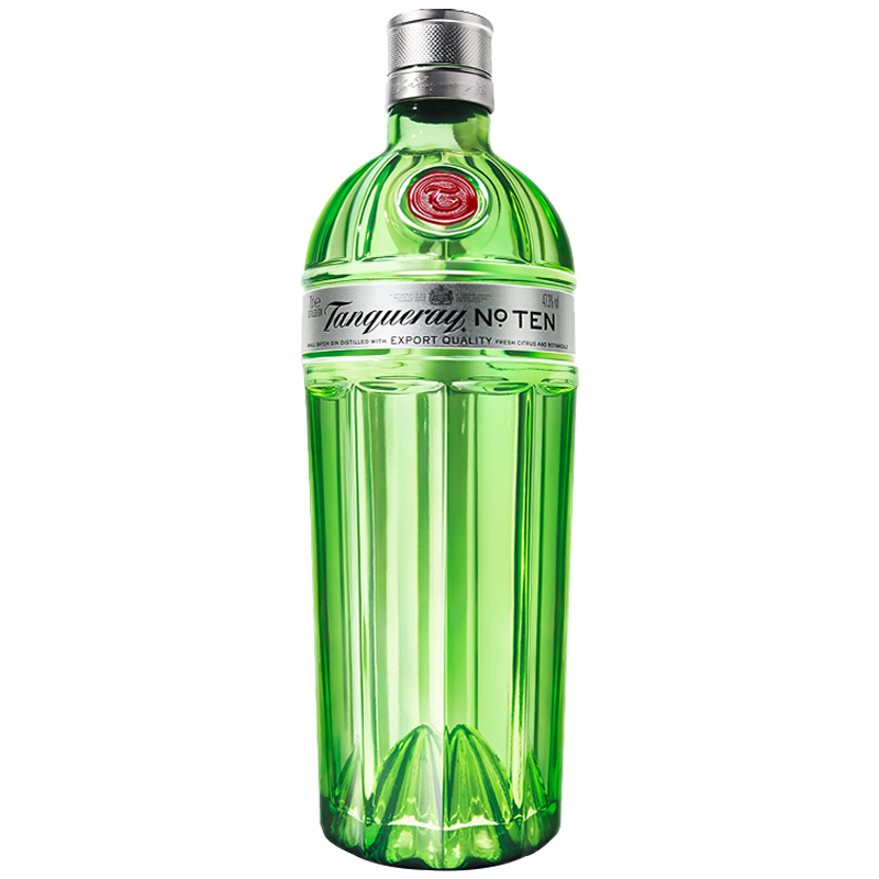 进口洋酒 Tanqueray 添加利十号 金酒伦敦干味金酒杜松子酒琴酒 英国进口 基酒 添加利十号750ml