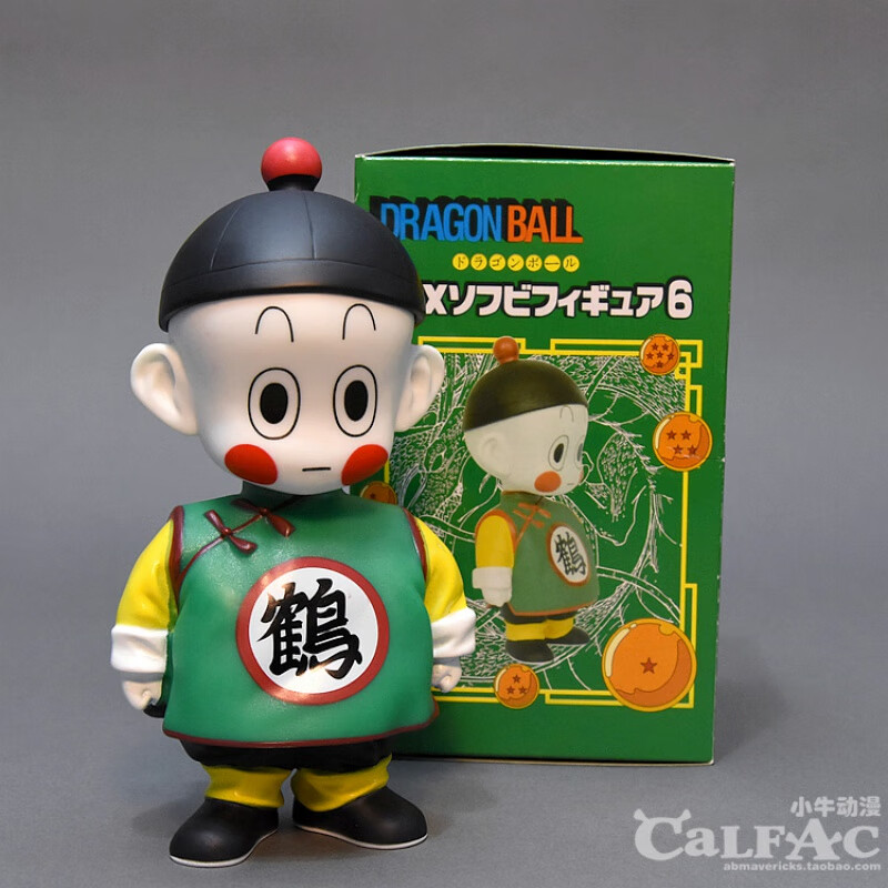 万代(bandai)日漫七龙珠dragon ball鹤仙流饺子模型玩具摆件卡通动漫