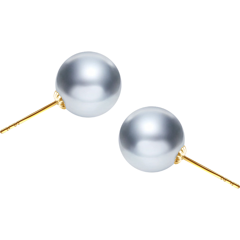 百亿补贴:meluxe美奈 Akoya海水珍珠耳钉18k金精选高亮小灯泡耳饰 送女友生日礼物 【S925银】6.5-7mm微瑕288元