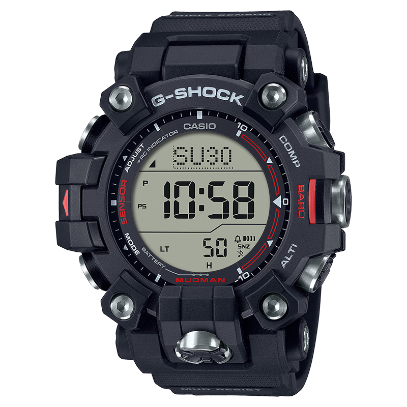 CASIO 卡西欧 G-SHOCK 陆地系列 52.7毫米太阳能电波腕表 GW-9500-1