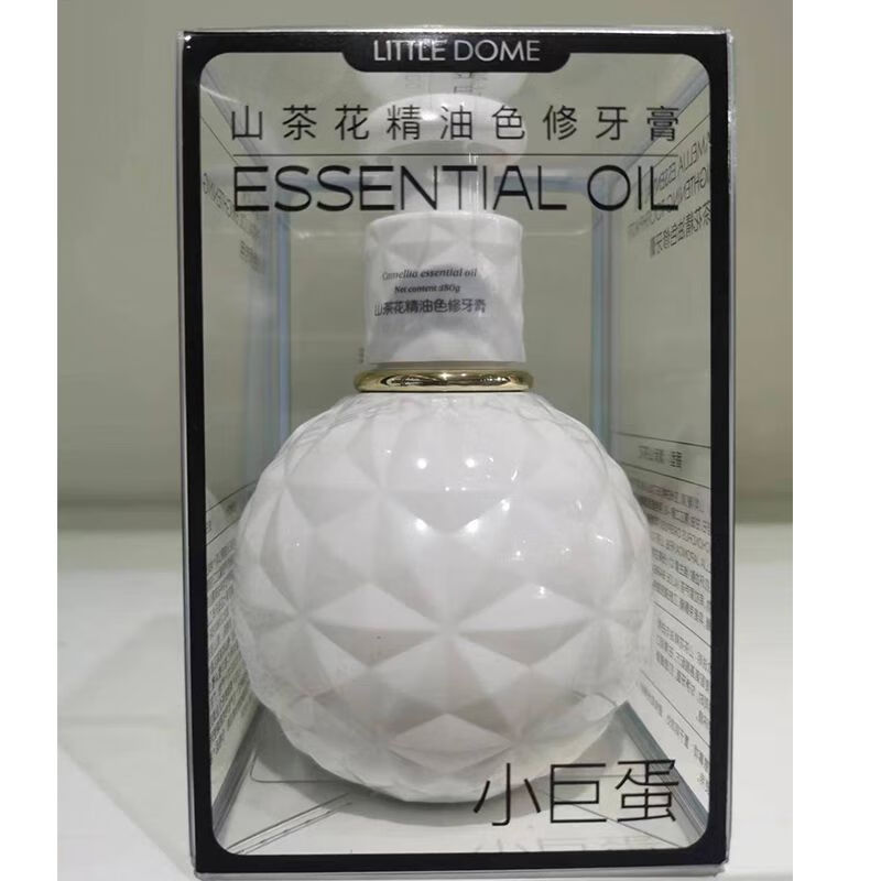 oeing小巨蛋按压牙膏山茶花紫苏精油抗糖去牙渍修色清洁亮齿清新洁