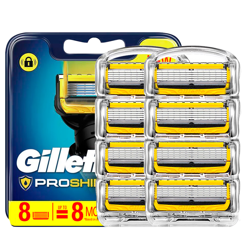 ���ڲ��������У�Gillette������5�»����뵶�ֶ��κ�������5��κ���ͷ��Ƭ �»�8��ͷ���곤�Ƽ����װ��