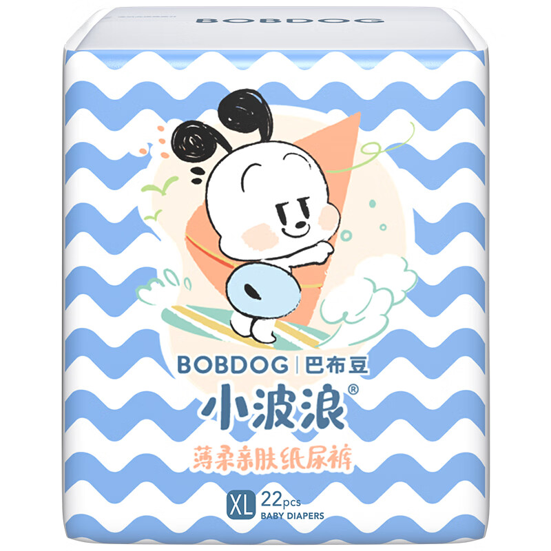 巴布豆(BOBDOG)小波浪薄柔亲肤纸尿裤XL66片(12-17KG)婴儿透气尿不湿属于什么档次？