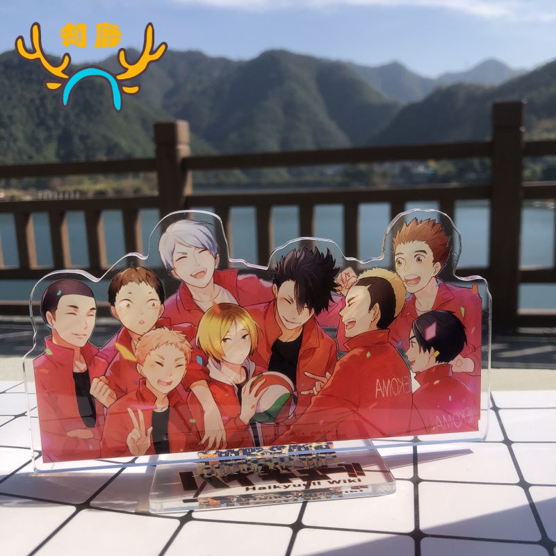 排球少年周边及川彻木兔光太郎日向翔阳飞雄横断幕队旗亚克力立牌定制