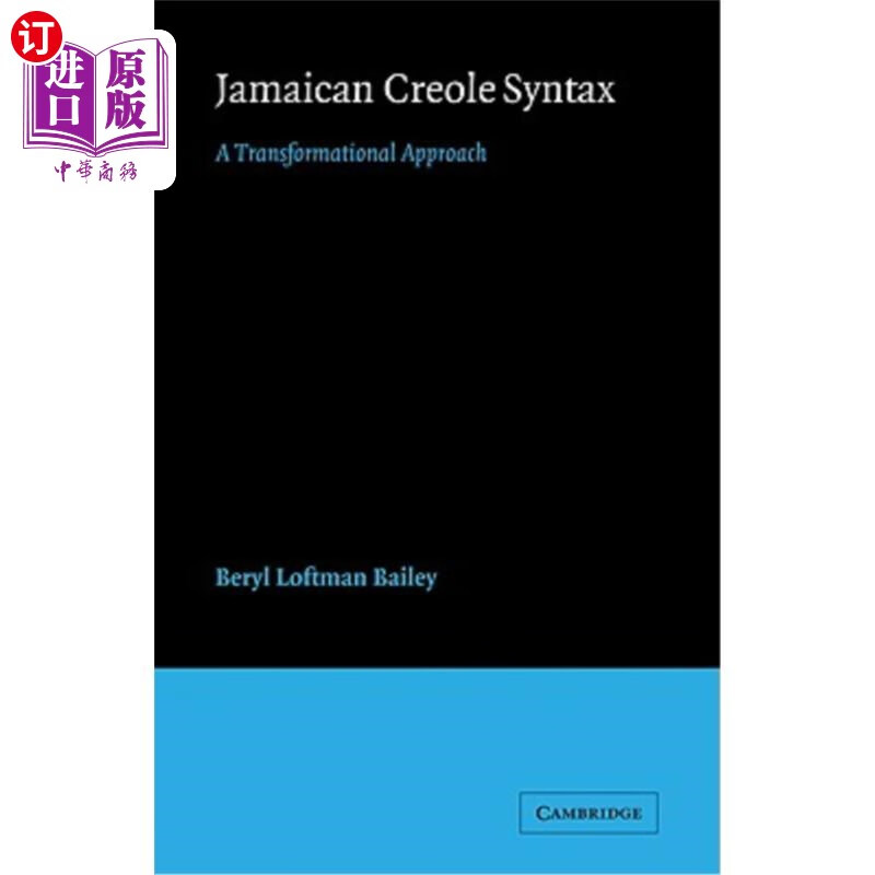 海外直订jamaican creole syntax 牙买加克里奥尔语语法