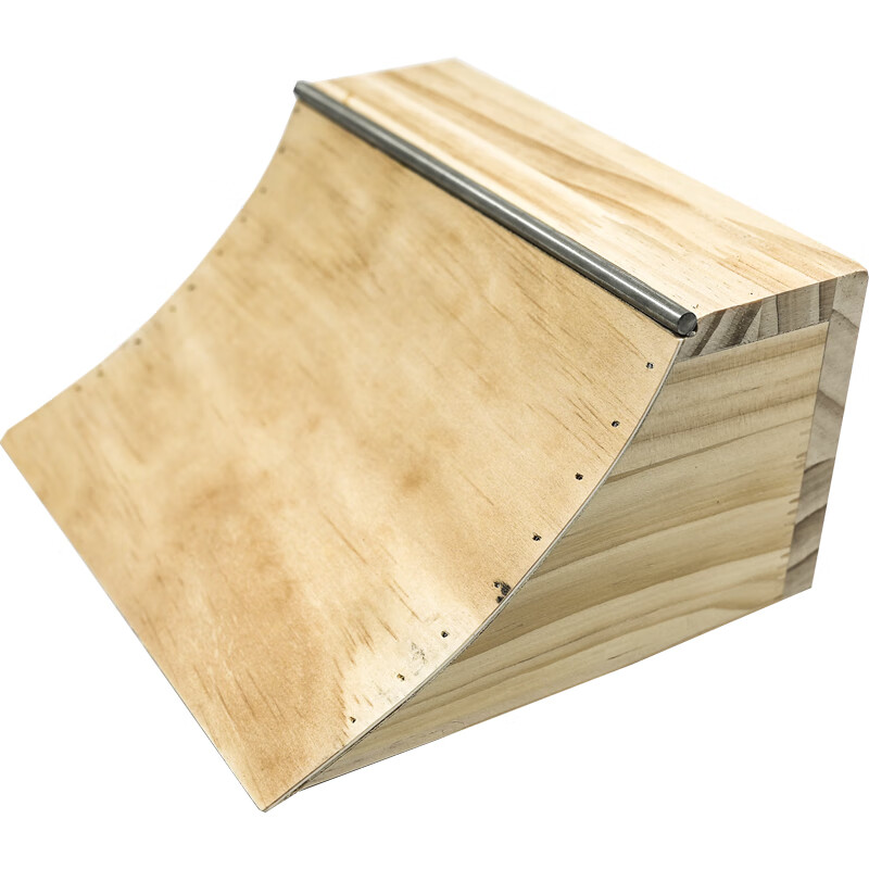 梦不落专业手指滑板场地男女木质新款半u型池道具儿童玩具 半u木质