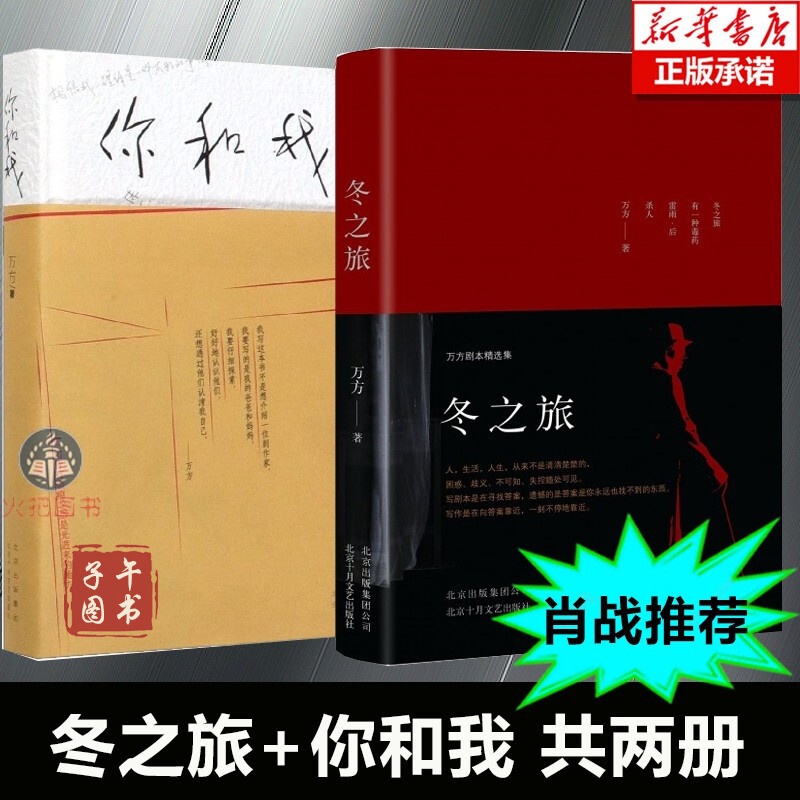 冬之旅 你和我共2册现货万方肖战 现货现货书京东图书正版图书