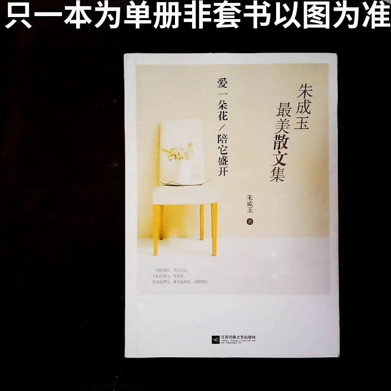 【绝版旧书】朱成玉最美散文集 /朱成玉 江苏文艺出版社